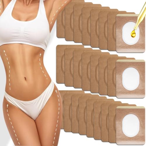 Castor Oil Pack Wrap Patch - Organic Cotton Castor Oil Belly Button Patch, Disposable Self-Adhesive Abdominal Pads, Portable Anti Leakage High Absorbent Pads for Multi-Area Use 55 PCS - size: 1 Count (Pack of 55)