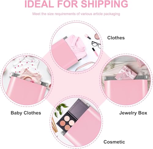 Fuxury 10x13" Poly Mailers 500 Pack Bulk,Shipping Bags for Clothing,Pink - color: Light Pink, size: 10x13" 500pcs