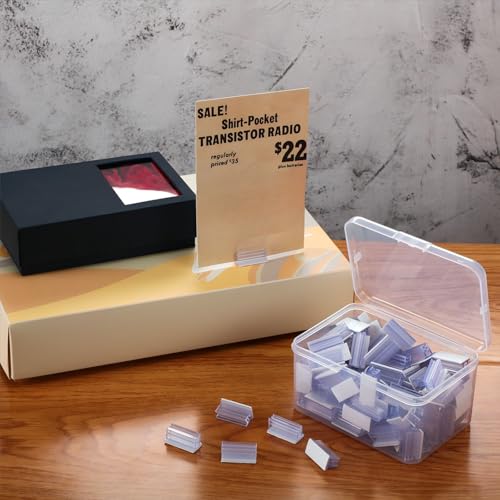 200 Pcs Self Adhesive Sneeze Guard Holder Acrylic Panels Name Tag