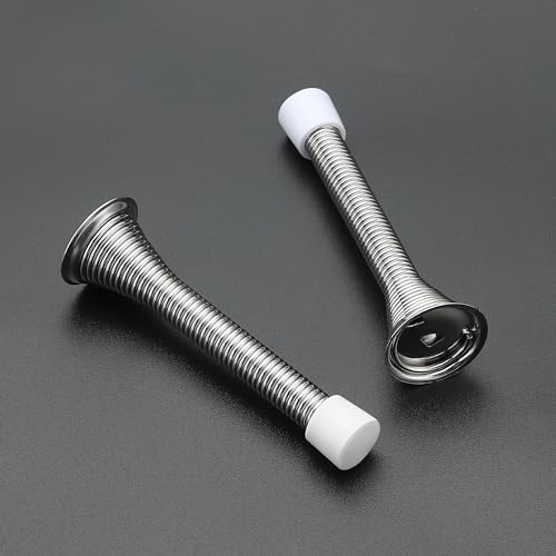 Ravinte Door Stoppers, 48 Pack Satin Nickel Spring Door Stops - color: Satin Nickel