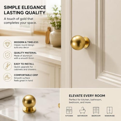 Kitchen Cabinet Hardware - Cabinet Door Knobs - Concealed Hinges - Bumpers
