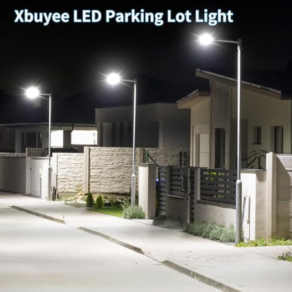 LED Parking Lot Light 240W/200W/150W Adjustable with Slip Fitter - size: 240W-Slip Fit-1Pack