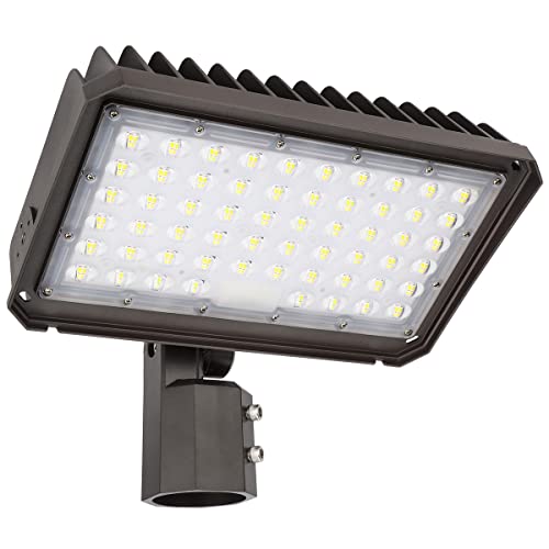 kadision 200W LED Flood Light, Dusk-to-Dawn Photocell, Slip Fitter Mount - size: 200W