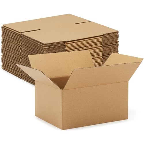 Eupako 8x6x4-Small-Shipping-Boxes-30-Pack-Brown-Corrugated-Box-Mailers, Cardboard Boxes for Packaging Small Business, Mailing - color: Brown, size: 8x6x4 Inches (30 Pack)
