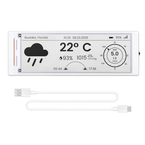 ELECROW ESP32 E-Ink Display 5.79 Inch E-Paper HMI Display Black/White Color - size: 5.79″ E-Ink Display