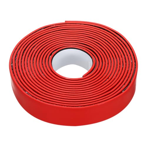 Smoke Fire Seal Strip 9.8Ft 20mm/0.79" Wx 2mm/0.08" T Red - color: Red, size: 9.8FT x 20mm / 0.79" W x 2mm / 0.08" T