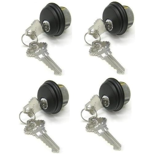 Pacific Doorware Storefront Mortise Lock Cylinder, Bronze, 4 Pack - color: Duronotic Bronze, size: 4 Pack, style: Keyed Cylinder