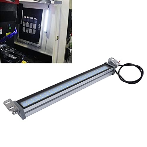 Industrial LED Tube Light, 24V 12W Aluminum Alloy LED Working Light White Source IP67 Explosion Proof Machine Tube Light For CNC Machine Tool Machining Center Work