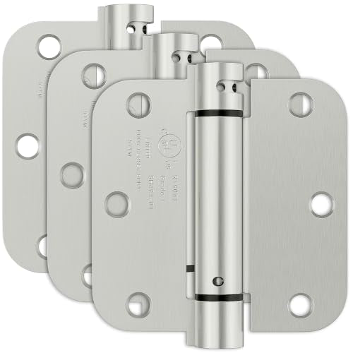 3 Pack Self Closing Door Hinges 3.5 Inch, Auto Closing Door Hinge - size: 3.5" 3 Pack