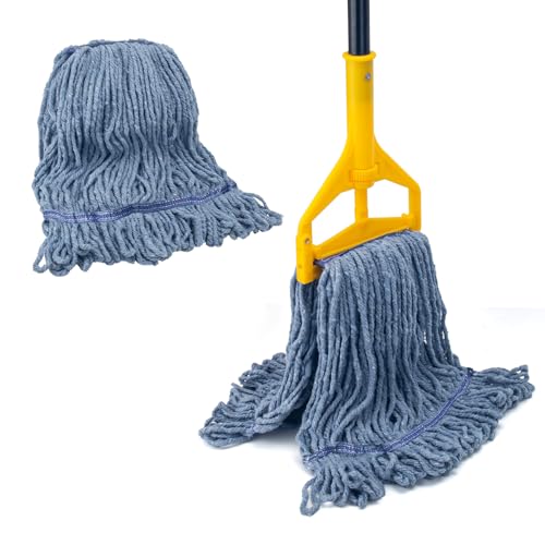 Commercial Mop for Floor Cleaning, 59'' Heavy Duty Industrial Cotton Mops - size: 59in