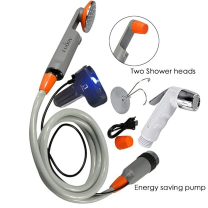 Electric Portable Bidet Handheld Battery,Bidet Handheld Water Sprayer Portable Rechargeable Battery Powered (Bidet+Shower) - color: Bidet+shower