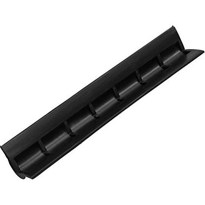 Electriduct Rounded Rubber Corner Guard 31" Parking Garage Column, 10 Pack - color: Rounded