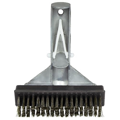 Poolmaster 5-Inch Stainless Steel Pool Algae Detail Brush, Heavy-Duty Aluminum Back, for Gunite Concrete Pools and Spas, Small Narrow Head for Corners, Steps and Tight Areas 5-Inch (Pack of 12) - size: 5-Inch (Pack of 12)