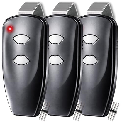 3X for Marantec M3-2312 315 MHz Garage Door Opener Remote Replacement - color: 3x Black