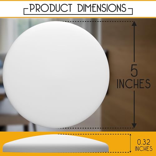 ProStoppr® Door Stoppers - X Large 5" (3 Pack) - Strong Adhesive Backing - color: White, size: X-Large 5"