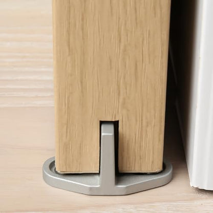 HASWARE Sliding Barn Door Bottom Floor Guide, Silver2 - color: Silver2