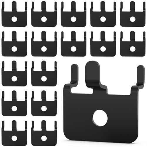 50 PC Prong Metal Pegboard Hooks Black - color: Black