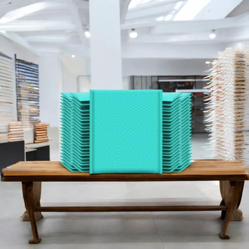 iMBAPrice 6x10 Inches Teal Color Polybubble Bag, 250-Pack Small Size #0 Self Seal Poly Bubble Mailers Padded Packing Envelopes (Total 250 Bags) - color: Teal Poly Bubble, size: 6"x10" Poly (250 Envelopes)