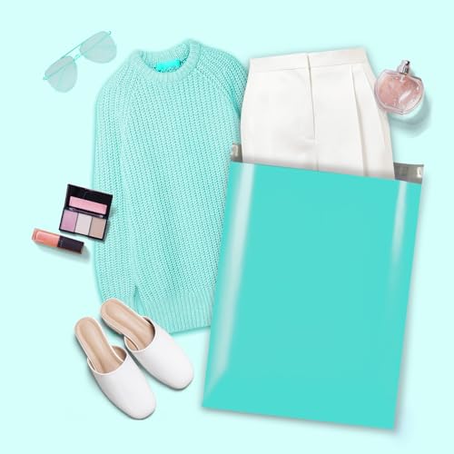 Metronic Poly Mailers 19x24 100 Pack, Large Shipping Bags for Clothes - color: Teal, size: 19x24 100PC