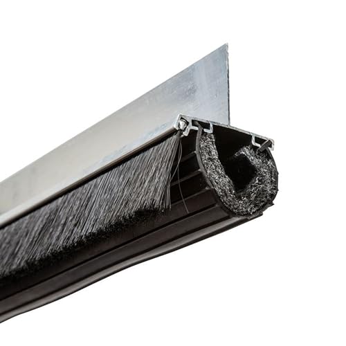 Xcluder X2 Rodent Proof Roll-Up Door Seal Kit, 16' x 2" x 1.625" Pest Control Retainer and Sealer, Suitable for Residential or Commercial Property Use - size: 2.0 in. x 1.625 in.