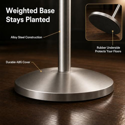 CCW 7 X 11 Inch Vertical Pedestal Floor Sign Frame, Satin Stainless Steel - color: Satin Stainless Steel, size: 7 x 11 Inch Vertical