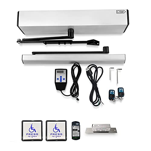 Olideauto Handicap Door Opener for Disabled People,ADA Swing Door Operator with Handicap Push Button and Fail Safe Electric Strike
