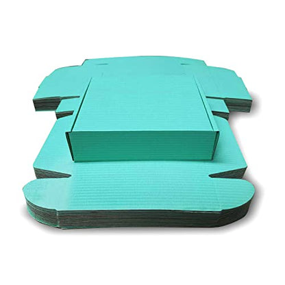 Small Green Shipping Packaging Boxs KAXILU 20pcs Shipping Boxs L8xW5.5xH1.5 inch Suitable E-Commerce Packaging - color: Green--20pcs, size: Small-L8xW5.5xH1.5 inch