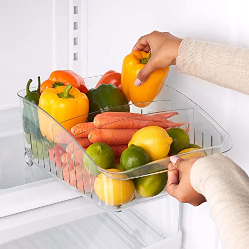 YouCopia RollOut Fridge Drawer 8”, Adjustable Bin Refrigerator Organizer