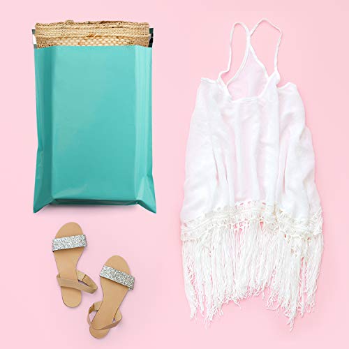 Metronic Poly Mailers 12x15.5 200 Pack, Large Shipping Bags for Clothes - color: Teal, size: 12X15.5 200PC