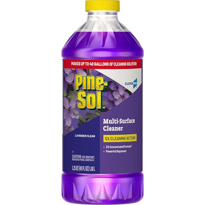 Pine-Sol CloroxPro Multi-Surface Cleaner, Lavender, 40 fl. oz. - size: 40 Fl Oz (Pack of 1)
