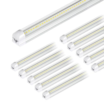 hykolity T8 LED Shop Lights 4FT, 6500K Super Bright White, 40W, 5200LM - size: 4FT