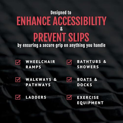 CATTONGUE GRIPS 4" x30' Grip Tape Roll, Non-Abrasive, Waterproof, Clear - color: Clear, size: 4" x 30"
