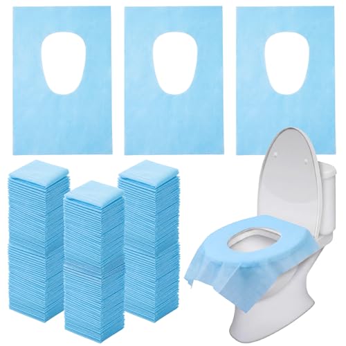 Dunzoom 200 Pack Disposable XL Toilet Seat Covers Individually Wrapped
