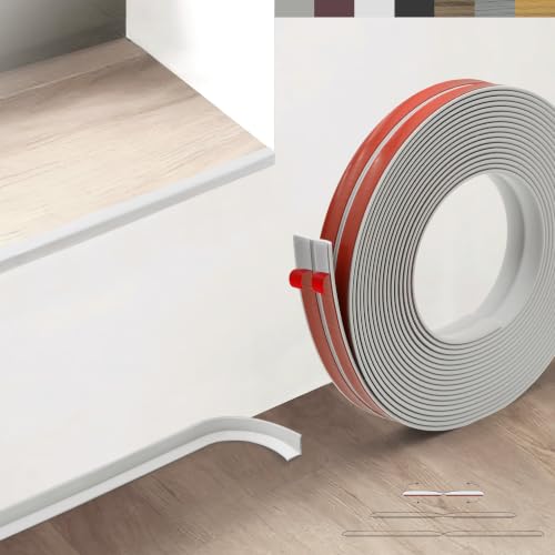 Flexible Wall Corner Protector, Peel and Stick Corner Trim Molding - color: Matte White, size: 0.8 in x 20ft