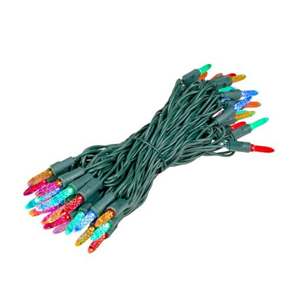 Novelty Lights 25FT 50 LED M5 Multicolor Christmas String Lights Set - color: Multicolor