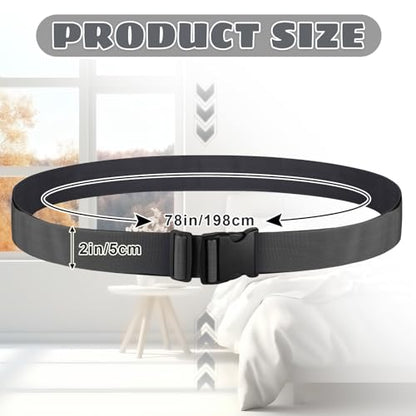 DERTE 4 Pcs Mattress Topper Straps Adjustable (78''x2'') - size: 78''x2''