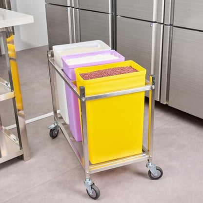 Restaurantware 10 gal Yellow Plastic Cup Ingredient Bin - color: Yellow