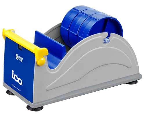 by Excell Triple Premium Extra Wide Metal Multi-Roll Desktop Tape Dispenser