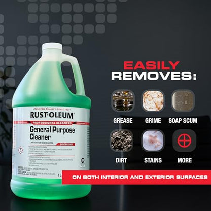 Rust-Oleum Professional Cleaners General Purpose Cleaner | 1 Gallon (128oz) | Professional Strength Concentrate | 4 Pack - size: 128 Fl Oz (Pack of 4)