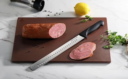 New Star Foodservice 12" x 18" Brown Polyethylene Cutting Board - color: Brown, size: 18"L x 12"W