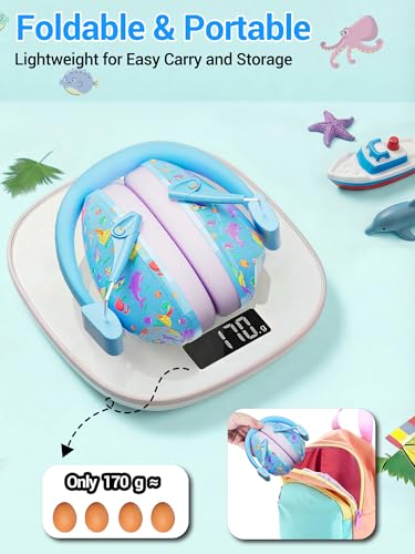 Dr.meter Kids Ear Protection for Monster Truck, Noise Reduction Ear Muffs - color: Print Ocean Creature