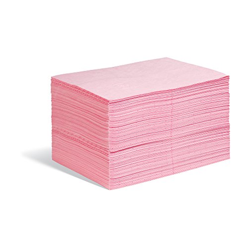 PIG Hazmat Chemical Absorbent Mat Pads - 200 Pads per Bag - 15" W x 20" L - Absorbs up to 14 oz. per Pad - MAT302 - size: 200-Pack