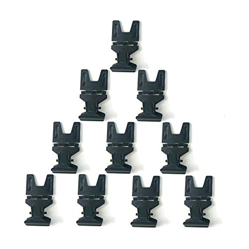 Metal POP Clip Sign Stand Holder, Advertising Display Black, 10Pack - color: Black, size: 10Pack