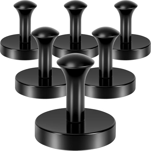 Neosmuk Magnetic Hooks Steel Tube Design for Cruise,80lb+ Black,6 Pack - color: Black, size: 6P