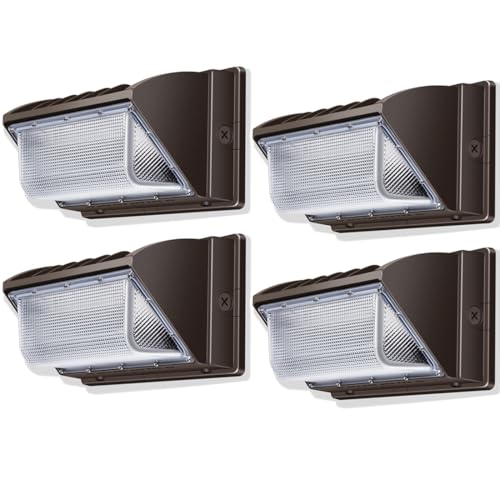 ledmo Wall Pack Light 150W Waterproof 5000K 21000LM Ultra Bright 4 Pack - size: 4 Pack Non Photocell