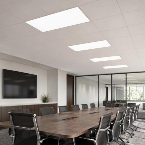4 Pack 23.75" x 47.75" x 0.2" Fluorescent Light Covers