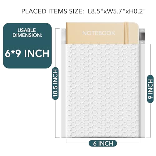 Metronic Bubble Mailer 6X10 Inch White 500 Pack,Waterproof Padded Envelopes,Self-Seal Small Bubble Mailers Cushioning Bubble Envelopes for Shipping,Jewelry Makeup Supplies, Packaging Bulk - color: White, size: 6X10" 500PC