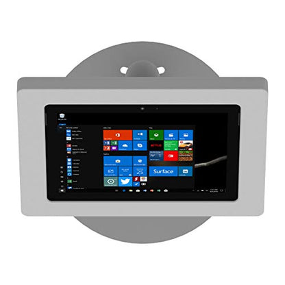 VidaMount Light Grey Enclosure and Floor Stand [Bundle] Compatible with Surface Go, Go 2, Go 3 & Go 4 - color: Light Grey, size: Surface Go, Go 2, Go 3 & Go 4