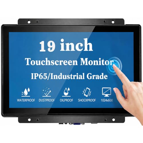 19 Inch Industrial Touch Display1280x1024 5:4 Aspect Ratio Waterproof VESA+Panel Mount for Indusitrial Retail Commercial - size: 19
