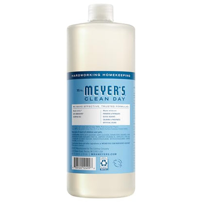 Mrs. MEYER'S CLEAN DAY Multi-Surface Cleaner Concentrate, Rain Water, 32 Fl Oz (Pack of 6) - size: 32 Fl Oz (Pack of 6)